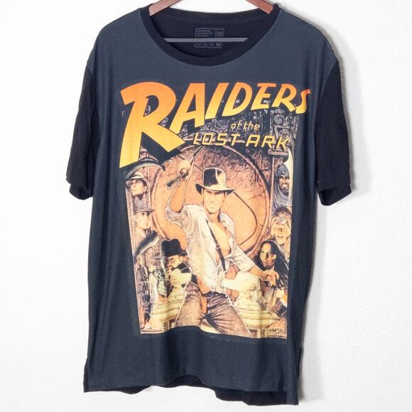 Graphic Tee Raiders of the Lost Ark Black 2XL Vintage Inspired - Picture 1 of 4